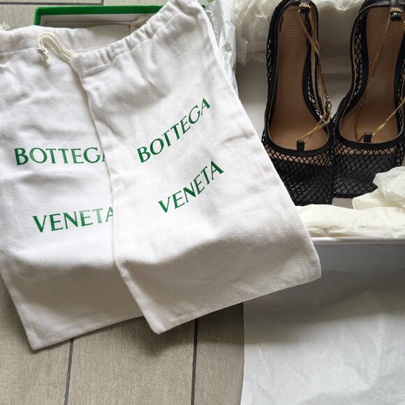 NWT BOTTEGA VENETA MESH BLACK PUMP - Picture 9 of 13
